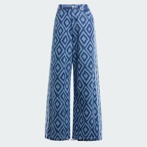 NWT ADIDAS X FARM RIO DENIM TRACK PANTS